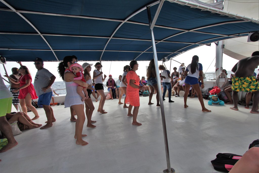 Everyone dance after rum punch